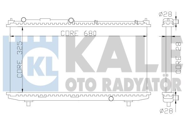 KALE OTO RADYATÖR Radiators, Motora dzesēšanas sistēma 359900